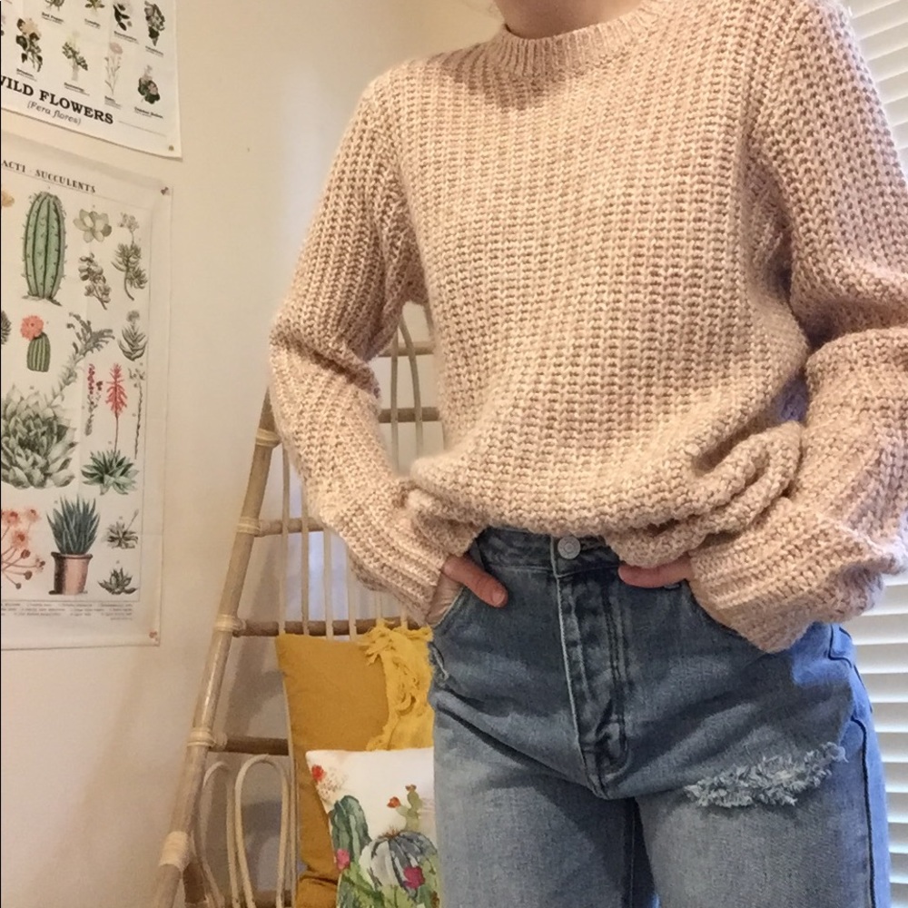A New Day Pink Knit Sweater